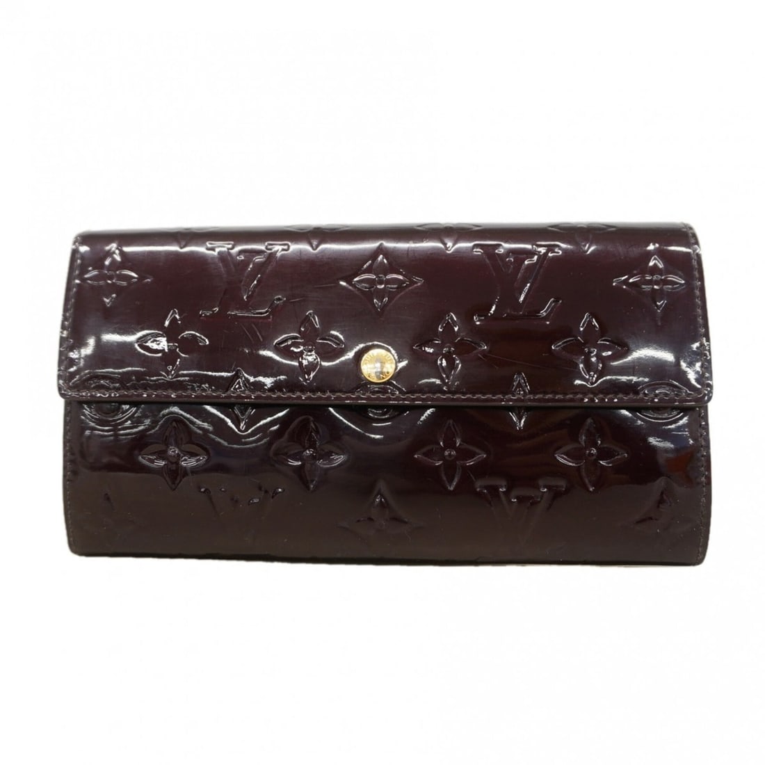 Louis Vuitton Vernis Portefeuille Sarah Long Wallet M93524 Amarante Ladies: --- Catalog ---Category: SizeSize (HxWxD): 11cm x 19cm x 2.5cm / 4.33'' x 7.48'' x 0.98''Category: DesignType: Long wallet (bi-fold)Color: AmaranteGender: WomenCategory: GeneralMPN: M93524Brand: Louis