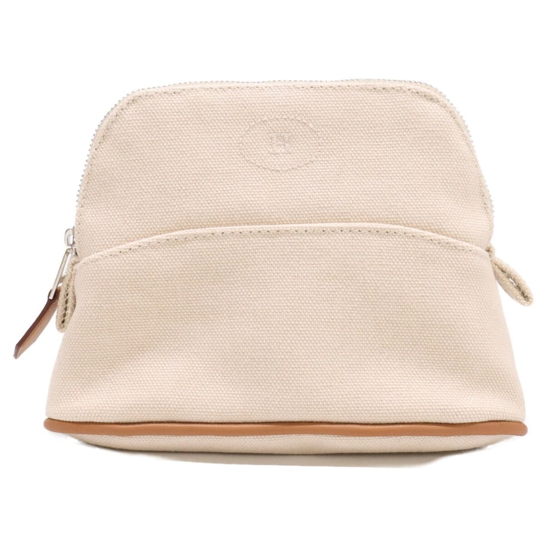 HERMES Bolide Mini Pouch, Natural, Women's: --- Catalog ---Category: SizeSize (HxWxD): 11cm x 15.5cm x 6cm / 4.33'' x 6.1'' x 2.36''Category: DesignType: PouchColor: NaturalGender: WomenMaterial: Canvas Category: GeneralBrand: Hermes--- Item Li