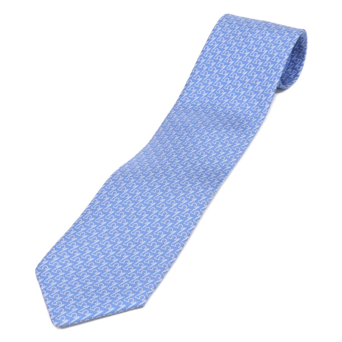 Salvatore Ferragamo Gancini pen patterned silk tie, blue, for men.: --- Catalog ---Category: SizeWidth: 8cm / 3.14''Total Length: 153cm / 60.23''Category: DesignType: CravatColor: BlueGender: MenMaterial: Silk Category: GeneralBrand: Salvatore Ferragamo--- Item List -