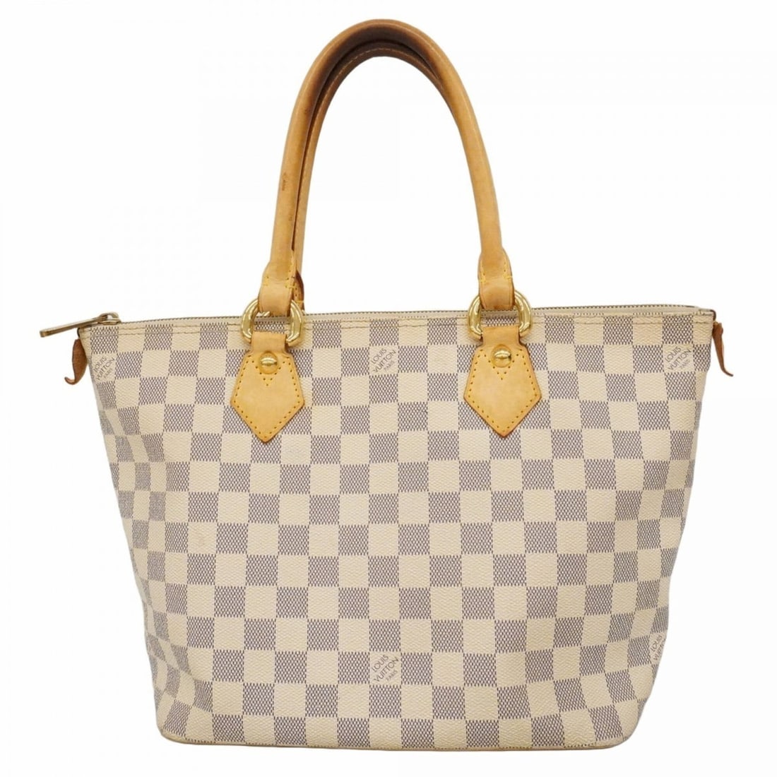 Louis Vuitton Damier Azur Saleya PM Tote Bag N51186 White Women's: --- Catalog ---Category: SizeSize (HxWxD): 23.5cm x 26.5cm x 15cm / 9.25'' x 10.43'' x 5.9''Category: DesignType: Tote bagColor: WhiteGender: WomenCategory: GeneralMPN: N51186Brand: Louis Vuitton--- I