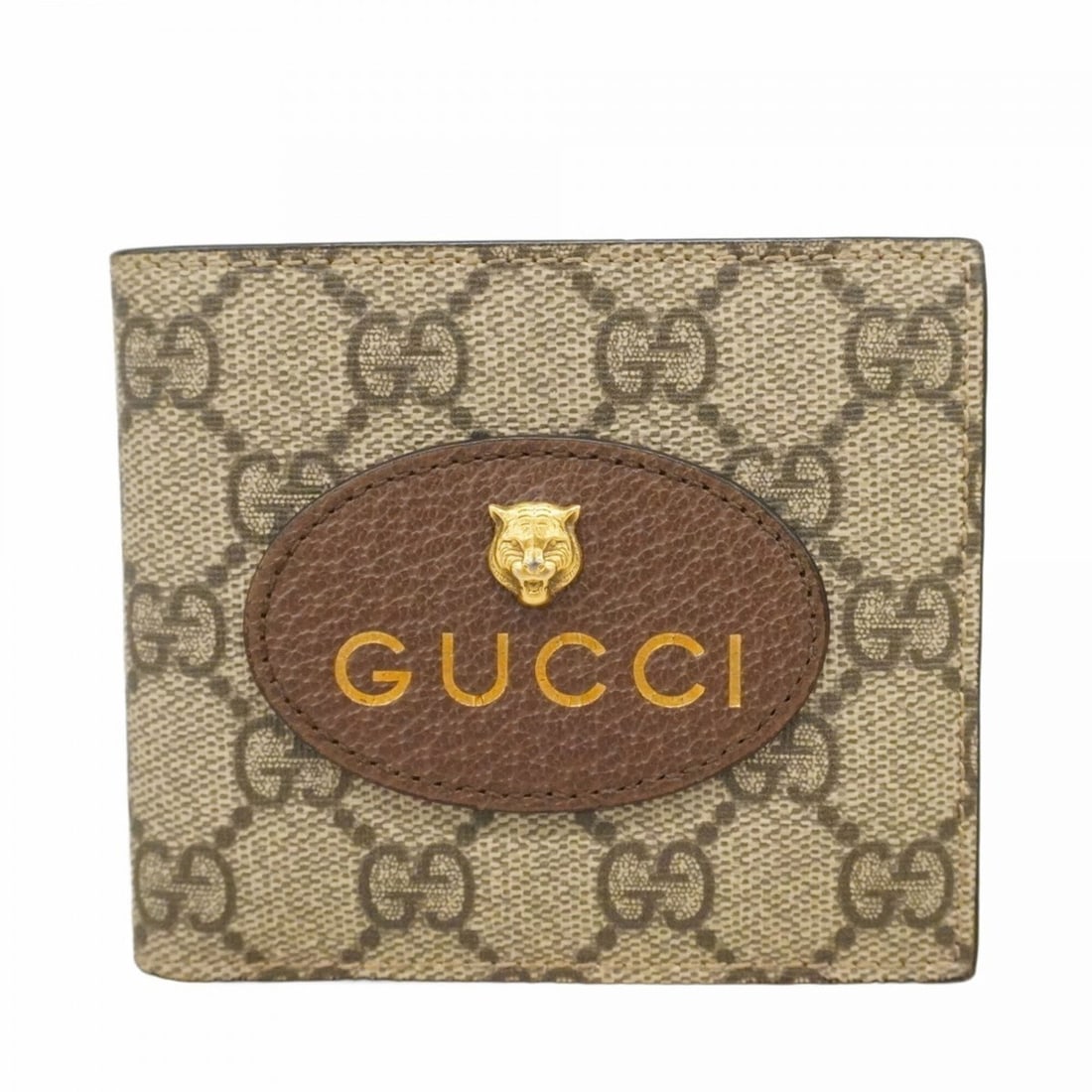 Gucci GG Supreme Neo Wallet 473954 Beige Brown Men's: --- Catalog ---Category: SizeSize (HxWxD): 9cm x 10.5cm x 1.5cm / 3.54'' x 4.13'' x 0.59''Category: DesignType: Wallet (bi-fold)Color: Beige, BrownGender: MenMaterial: PVC Category: GeneralMPN: 473954