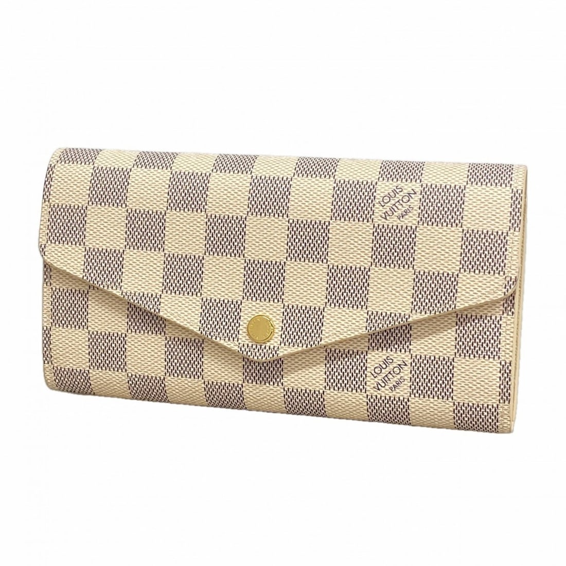 Louis Vuitton Damier Azur Portefeuille Sarah Long Wallet N63208 White Women's (1 of 11)