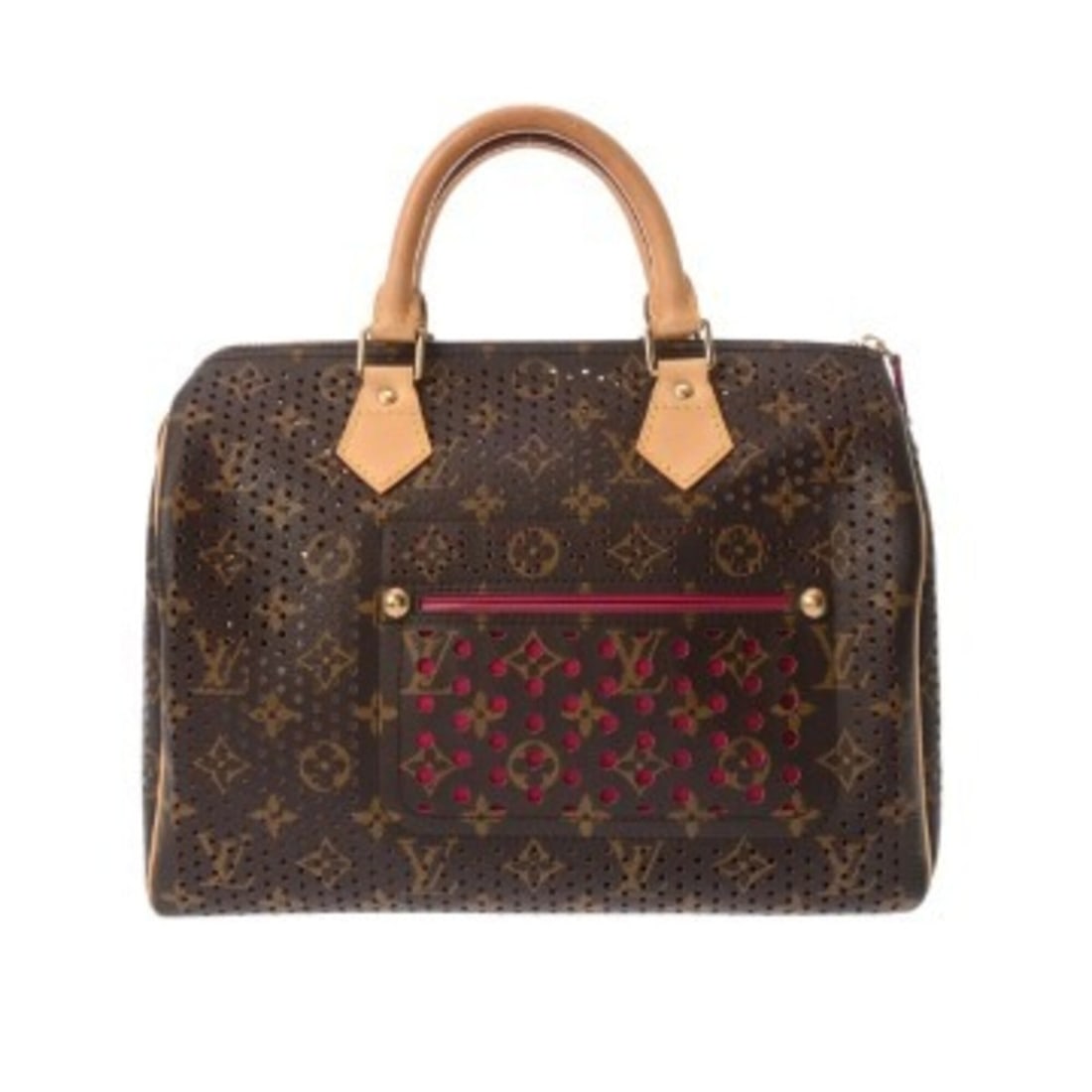 LOUIS VUITTON Louis Vuitton Monogram Perfo Speedy 30 Fuchsia M95180 Women's Handbag AB Rank Used: --- Catalog ---Category: SizeSize (HxWxD): 22cm x 30cm x 18cm / 8.66'' x 11.81'' x 7.08''Category: DesignType: HandbagColor: FuchsiaGender: WomenMaterial: Monogram Perforated Category: GeneralMPN: M95