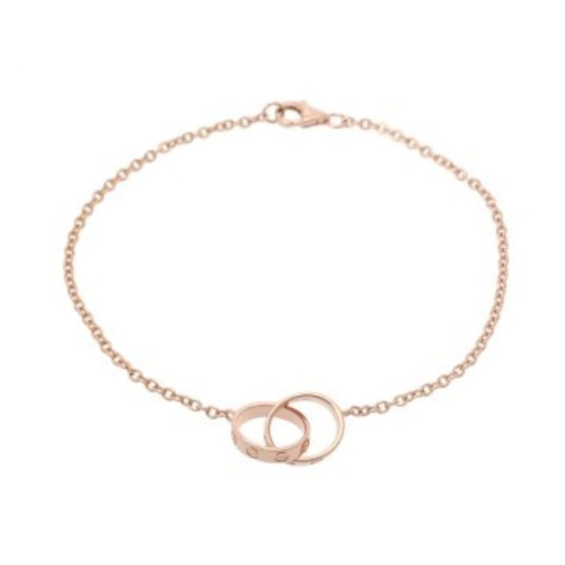 CARTIER Baby Love Bracelet for Men and Women, 18K Pink Gold (PG), Grade A, Used, Ginzo: --- Catalog ---Category: SizeLength: 18.5cm / 7.28''Category: DesignType: Charm braceletGender: Men,WomenMaterial: Pink gold (18K)Category: GeneralBrand: Cartier--- Item List ---Section: ConditionRank
