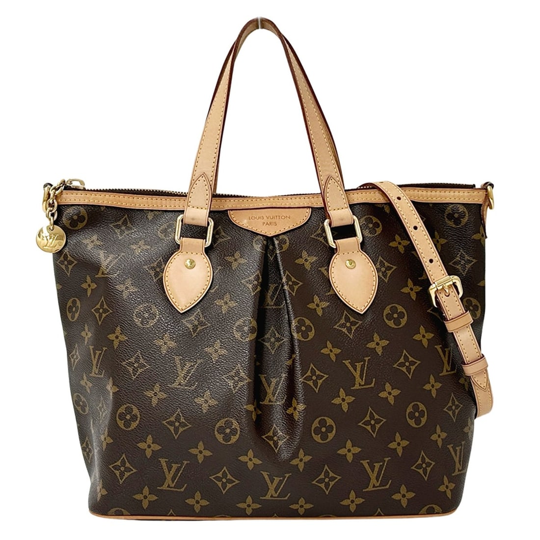 Louis Vuitton LOUIS VUITTON handbag, Monogram, women's, brand, handbag/shoulder bag, 2-way, Palermo: --- Catalog ---Category: SizeSize (HxWxD): 28cm x 30cm x 16cm / 11.02'' x 11.81'' x 6.29''Category: DesignType: Handbag, Shoulder bagColor: BrownGender: WomenMaterial: Monogram , Canvas Category: Gene