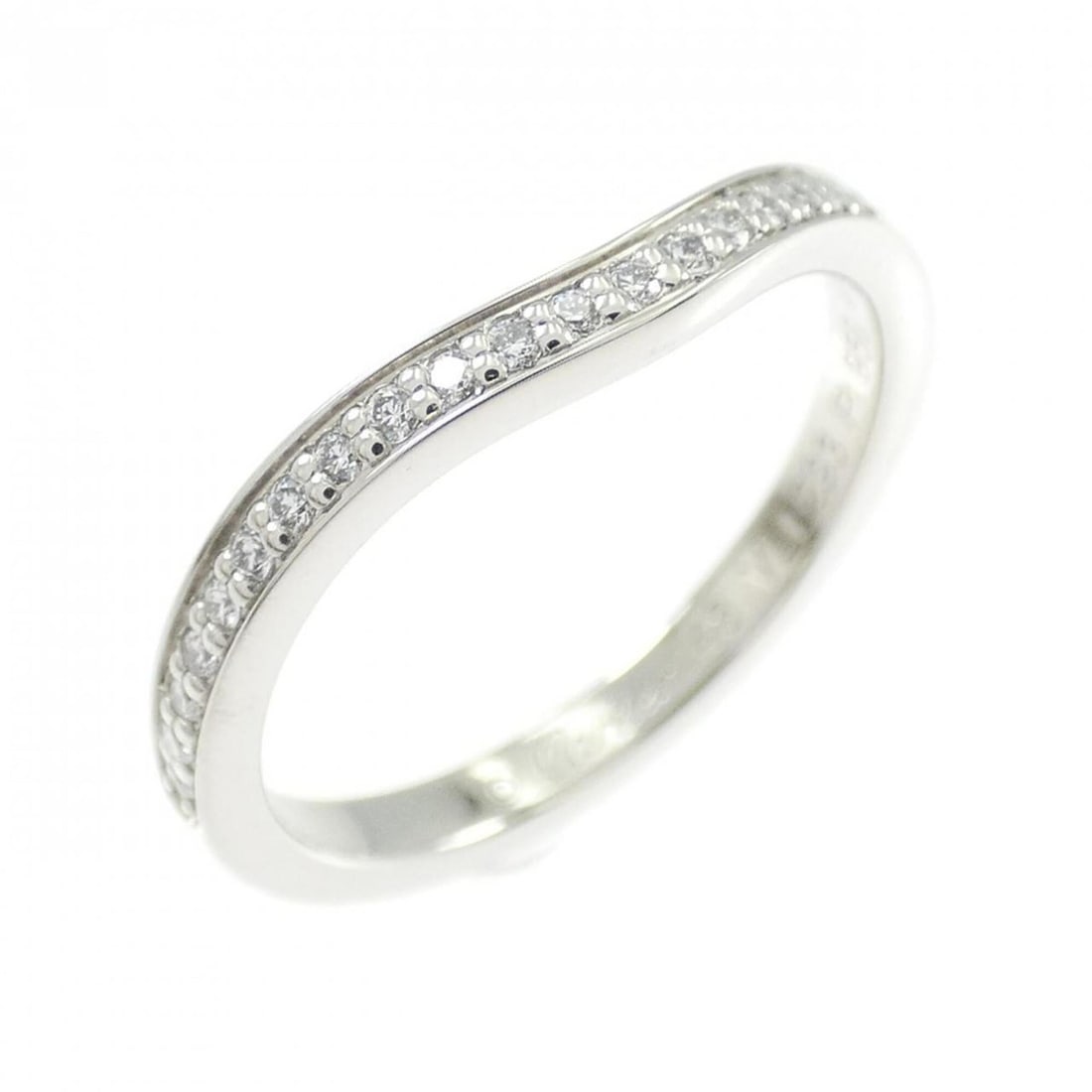 Cartier Ballerina Ring: --- Catalog ---Category: SizeUS Size: 4.5Brand Size: 48Category: DesignType: Band ringStone: DiamondGender: WomenMaterial: Platinum 950Category: GeneralMPN: B4093000Brand: Cartier--- Item List