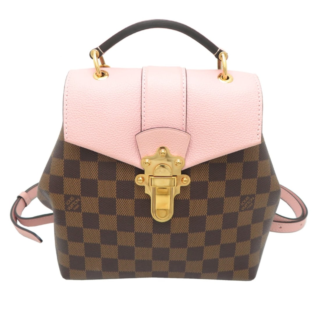 Louis Vuitton Damier Clapton Backpack for Women, N42262, Ebene: --- Catalog ---Category: SizeSize (HxWxD): 21cm x 22cm x 11cm / 8.26'' x 8.66'' x 4.33''Category: DesignType: BackpackColor: Ebene, MagnoliaGender: WomenCategory: GeneralMPN: N42262Brand: Louis