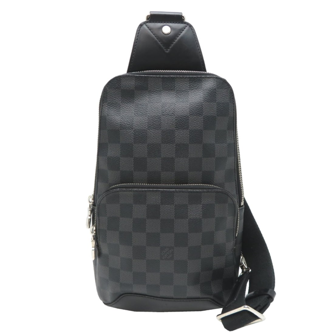 Louis Vuitton Avenue Sling Bag Men's Body N41719 Damier Graphite Black: --- Catalog ---Category: SizeSize (HxWxD): 31cm x 18cm x 7cm / 12.2'' x 7.08'' x 2.75''Category: DesignType: Sling bagColor: BlackGender: MenMaterial: Damier Graphite Category: GeneralBrand: Louis