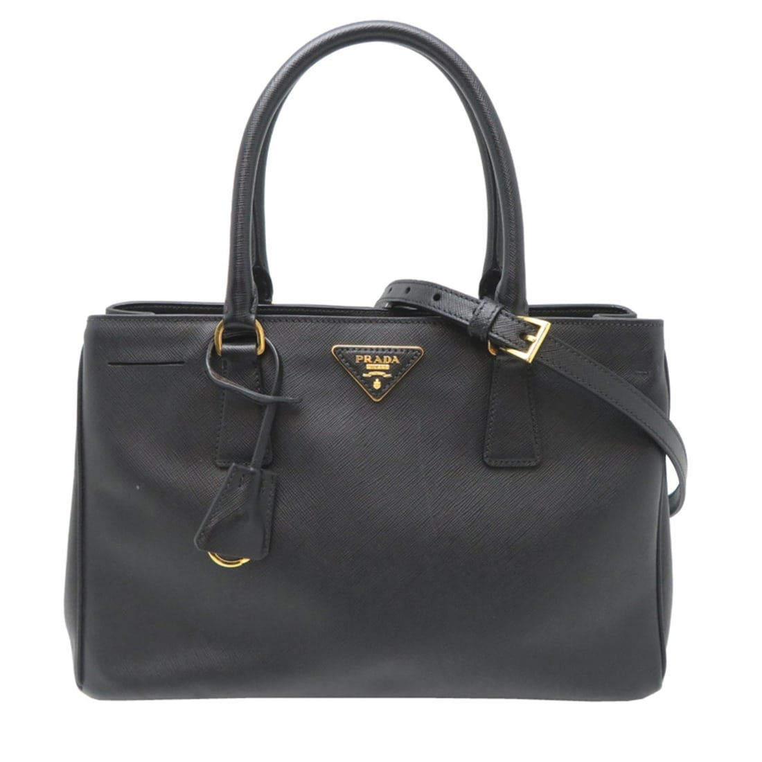 Prada Galleria Women's Handbag BN1874 Saffiano Leather Nero (Black) (1 of 14)