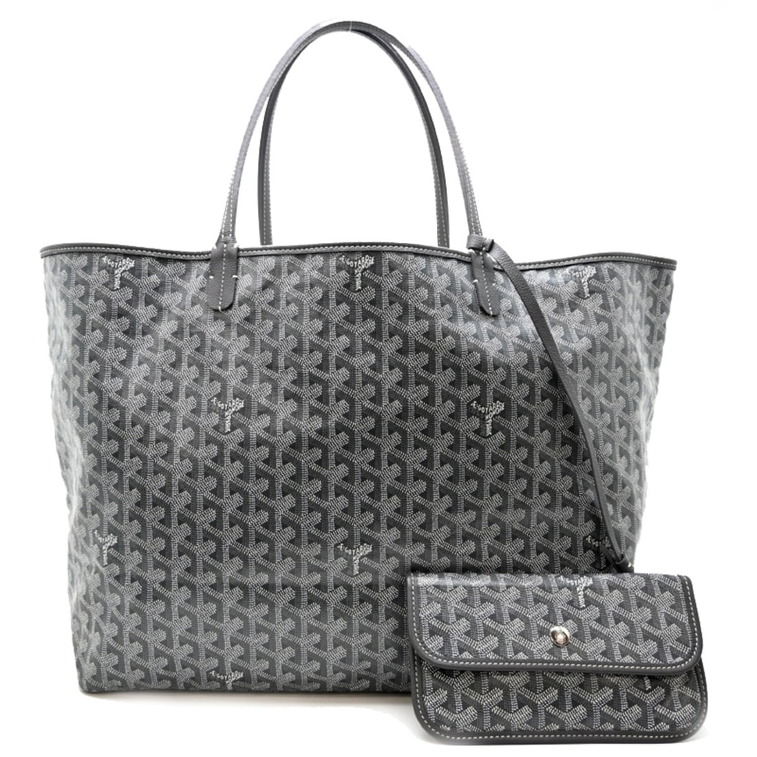 Goyard Saint Louis GM Women's/Men's Tote Bag, Coated Canvas, Gray (1 of 11)
