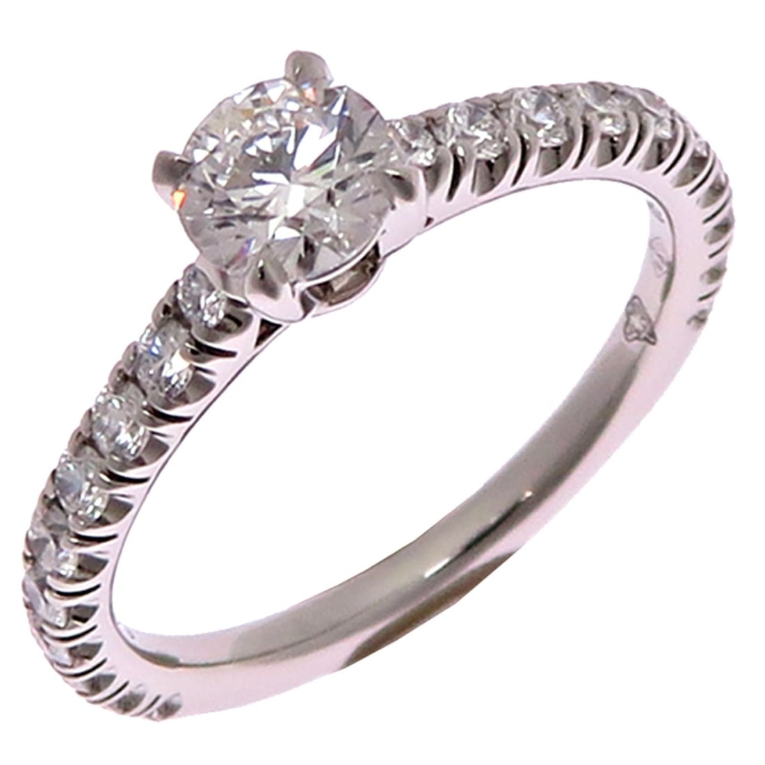 Cartier #48 0.41ct Diamond Solitaire 1895 Women's Ring, Pt950 Platinum (1 of 10)