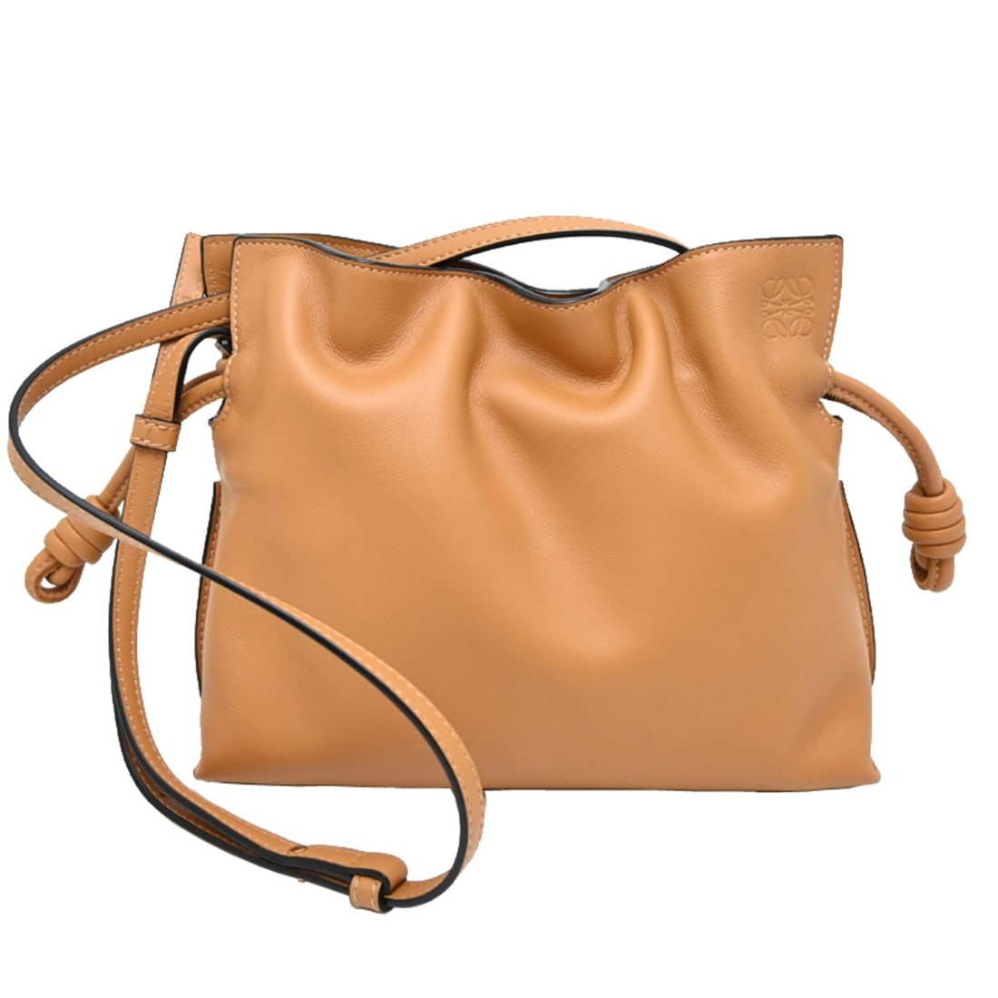 Loewe Flamenco Clutch Mini Women's Shoulder Bag A411FC2 x 37cm Napa Calf Gold (1 of 10)