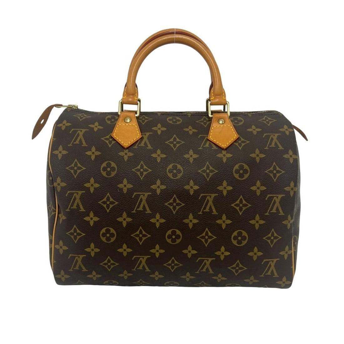 LOUIS VUITTON Louis Vuitton Vintage Speedy 30 Monogram Leather Handbag Mini Boston Bag Brown 25638: --- Catalog ---Category: SizeSize (HxWxD): 21cm x 30cm x 18cm / 8.26'' x 11.81'' x 7.08''Category: DesignType: Boston bag, HandbagColor: BrownGender: WomenMaterial: Leather , PVC Category: GeneralBran