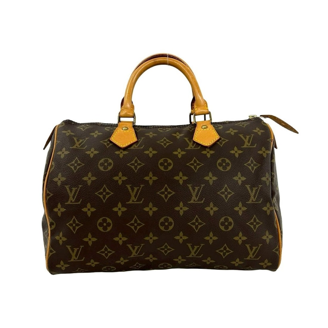 LOUIS VUITTON Louis Vuitton Vintage Speedy 30 Monogram Leather Handbag Boston Bag Brown 19184: --- Catalog ---Category: SizeSize (HxWxD): 22cm x 32cm x 17cm / 8.66'' x 12.59'' x 6.69''Category: DesignType: Boston bag, HandbagColor: BrownGender: WomenMaterial: PVC , Leather Category: GeneralBran
