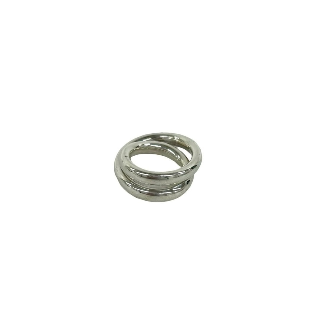 HERMES Vertige Ring, Sterling Silver 925, Accessory, Item Number 55518: --- Catalog ---Category: SizeJP Size: 7US Size: 4Category: DesignType: Band ringColor: SilverGender: WomenMaterial: Silver 925Category: GeneralBrand: Hermes--- Item List ---Section: ConditionRanking: 