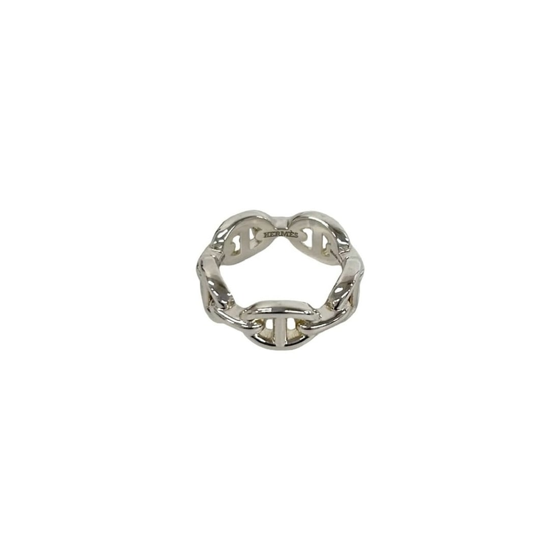 HERMES Chaine d'Ancre Enchainée Ring, Sterling Silver 925, Accessory, Item Number 35488 (1 of 9)