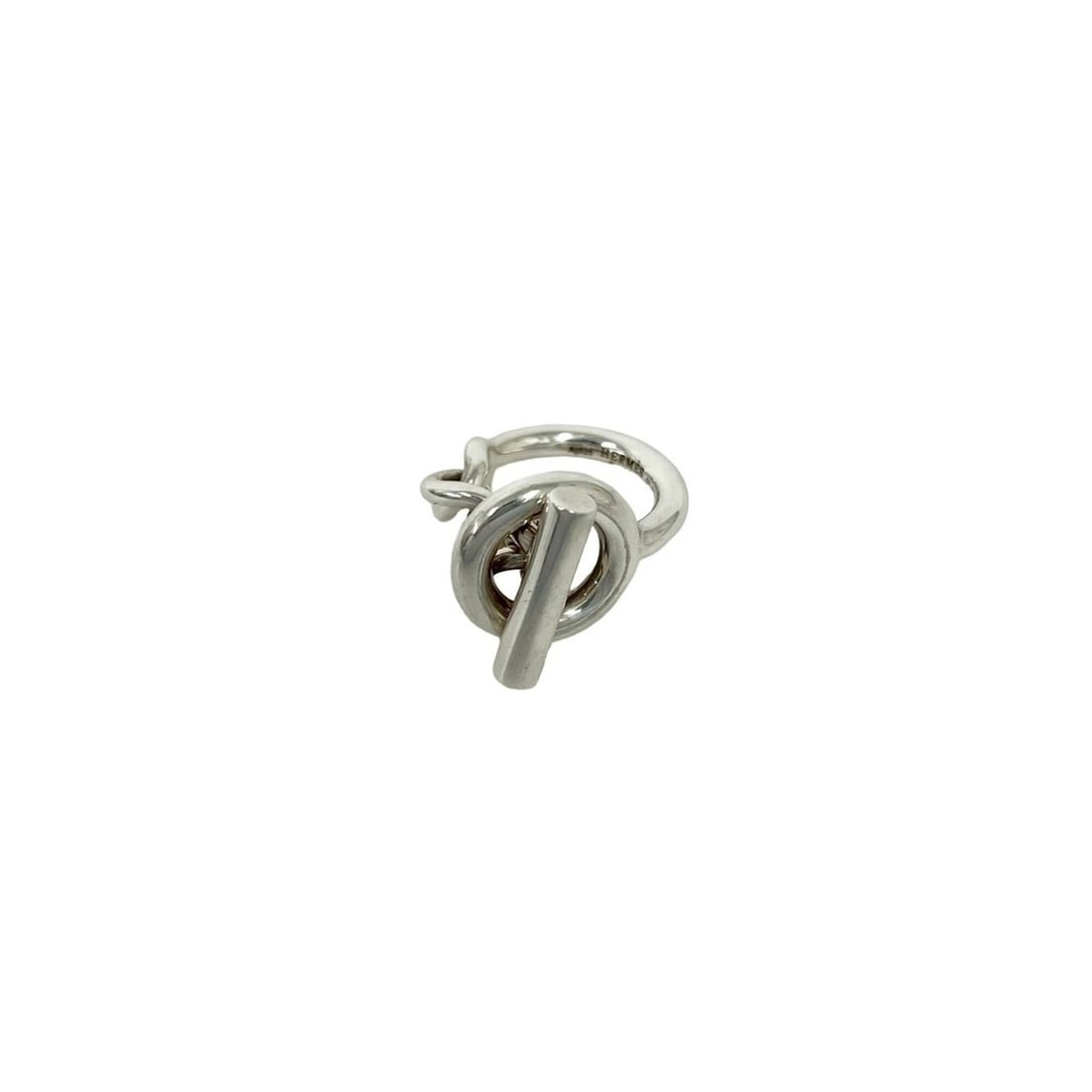 HERMES Croisette Ring, Sterling Silver 925, Accessory, Men's & Women's, Silver, 35464: --- Catalog ---Category: SizeJP Size: 9US Size: 5Category: DesignType: Band ringColor: SilverGender: Men,WomenMaterial: Silver 925Category: GeneralBrand: Hermes--- Item List ---Section: ConditionRanki