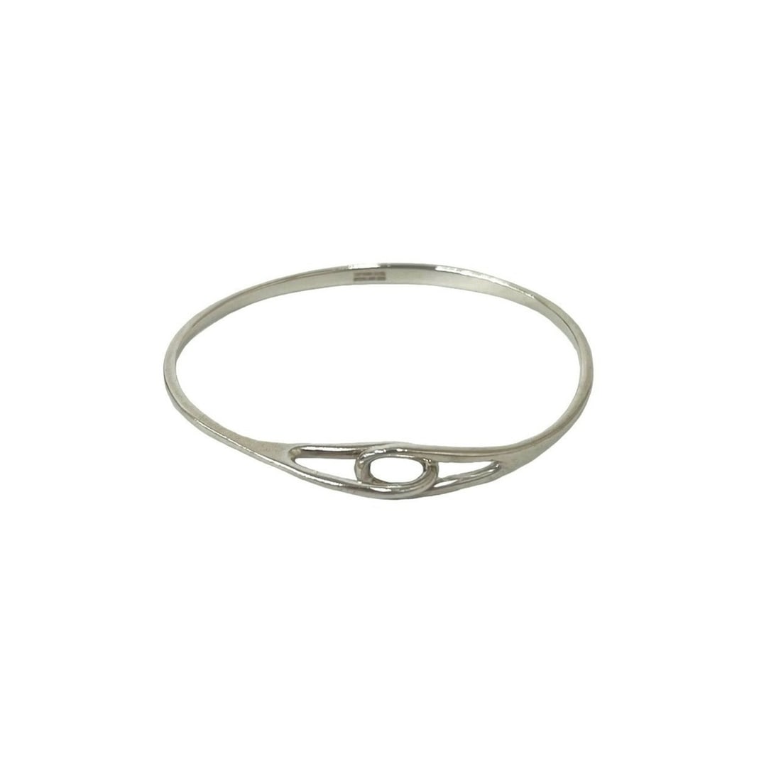 TIFFANY&Co. Tiffany Vintage Double Loop Bangle, Sterling Silver 925 Bracelet, Accessory, 623-3: --- Catalog ---Category: SizeLength: 16.5cm / 6.49''Category: DesignType: BangleColor: SilverGender: WomenMaterial: Silver 925Category: GeneralBrand: Tiffany--- Item List ---Section: ConditionRanking: