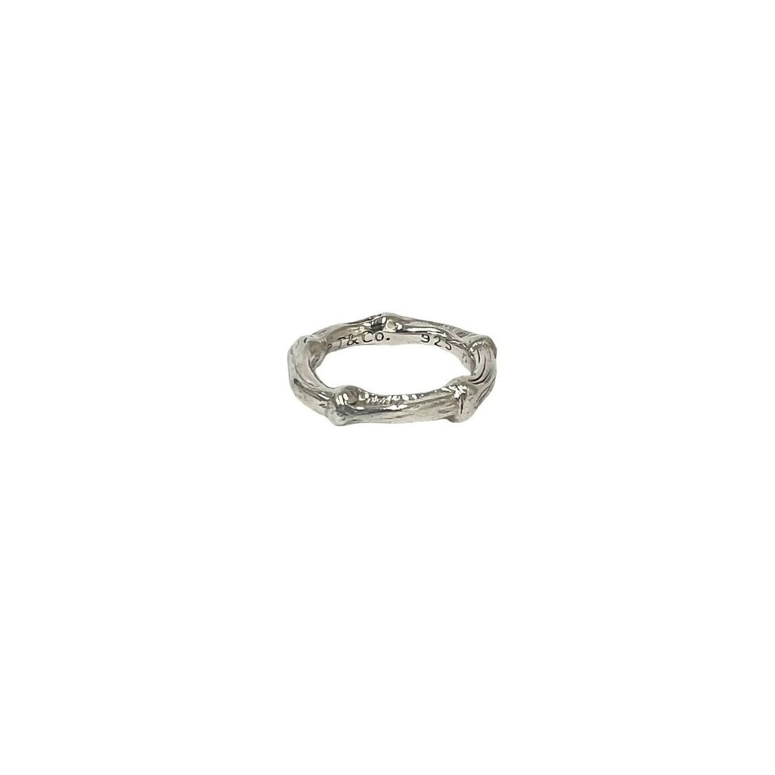 TIFFANY&Co. Tiffany Vintage Bamboo Ring, Sterling Silver 925, Accessory, Men's & Women's, Silver,: --- Catalog ---Category: SizeJP Size: 10US Size: 5.5Category: DesignType: Band ringColor: SilverGender: Men,WomenMaterial: Silver 925Category: GeneralBrand: Tiffany--- Item List ---Section: ConditionR