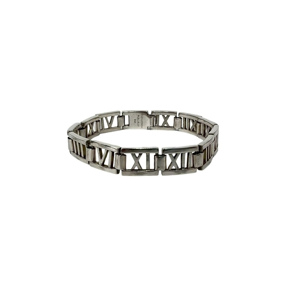 TIFFANY&Co. Tiffany Vintage Atlas Bracelet, Sterling Silver 925 Bangle Accessory, 39618 (1 of 17)