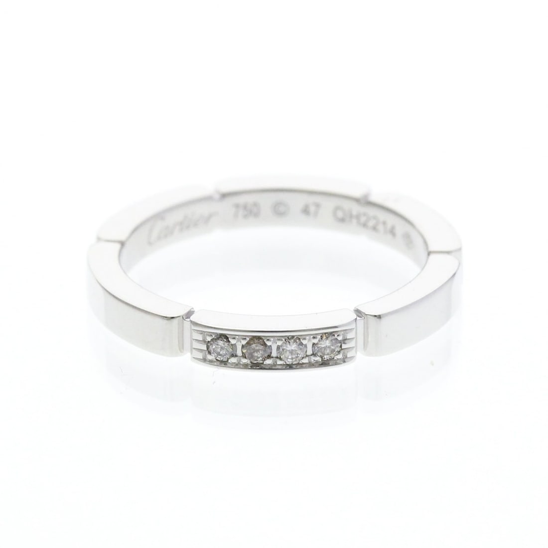 Cartier Maillon Panthère Ring With 4 Diamonds Pink Gold (18K) Fashion Diamond Band Ring Pink Gold (1 of 10)