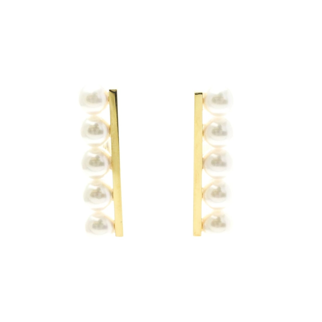 Tasaki Balance Plus Earrings Pearl Yellow Gold (18K) Stud Earrings Gold (1 of 13)