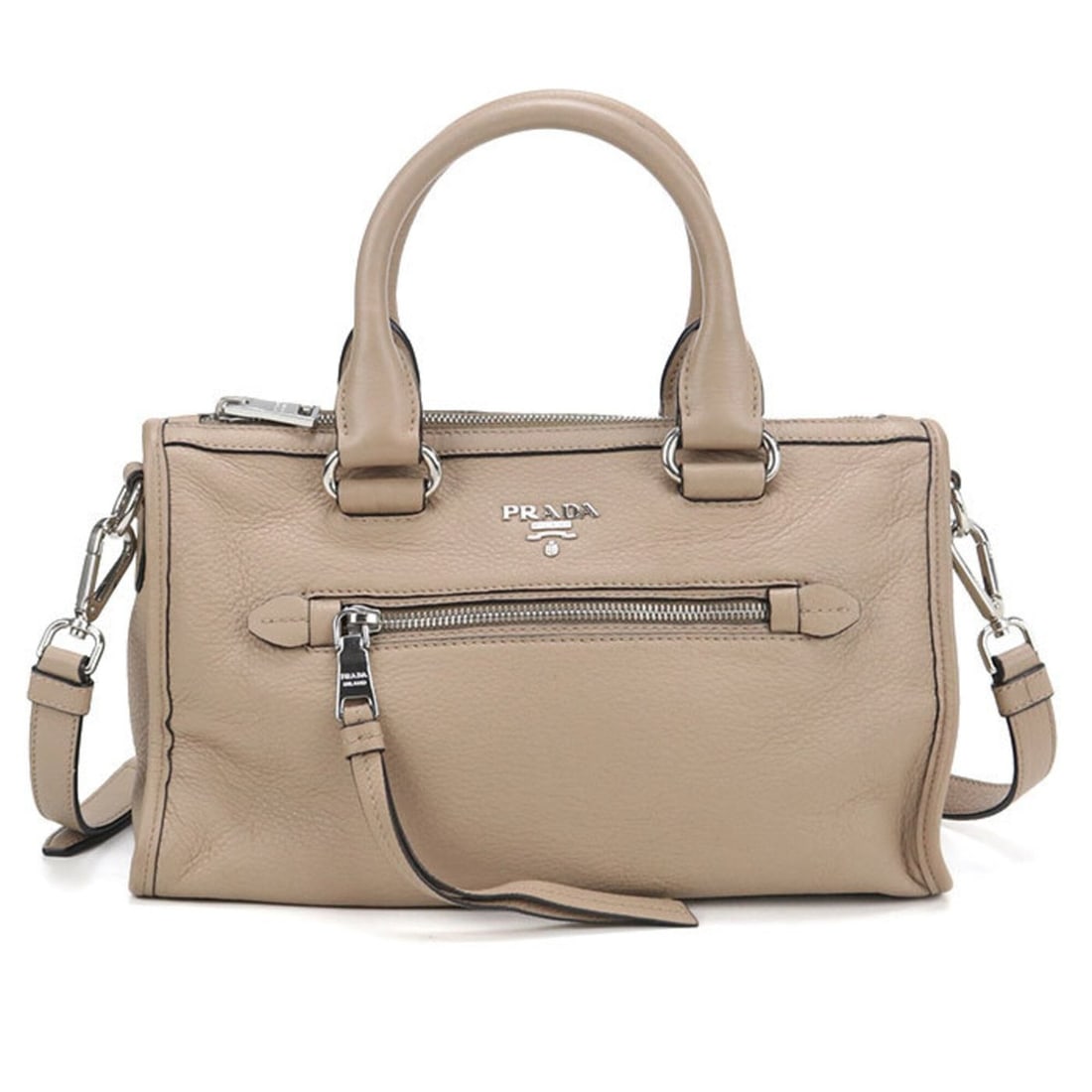 PRADA Prada handbag 1BB022 2-way women's beige (1 of 20)