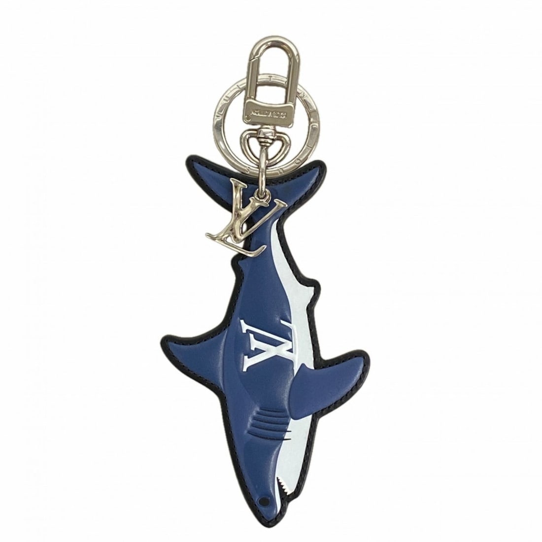 Louis Vuitton Keychain Charm Monogram Portefeuille Shark MP2978 Blue White Men's: --- Catalog ---Category: SizeSize (HxWxD): 17.5cm x 7.5cm x 5.00mm / 6.88'' x 2.95'' x 0.19''Category: DesignType: KeyringColor: Blue, WhiteGender: MenCategory: GeneralMPN: MP2978Brand: Louis Vuitton-
