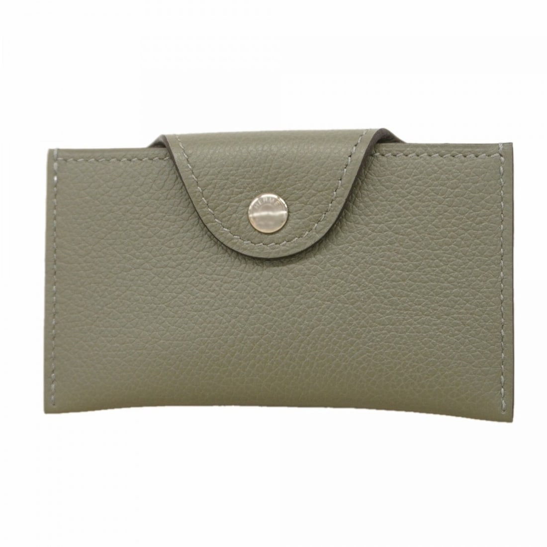 Hermes business card holder/card case, Iliard Evercolor Grimayer, B stamp, men's/women's.: --- Catalog ---Category: DesignType: Card caseColor: GrayGender: Men,WomenCategory: GeneralBrand: HermesCategory: Physical PropertiesSize (HxWxD): 6cm x 10.5cm x 1cm / 2.36'' x 4.13'' x 0.39''--- Item