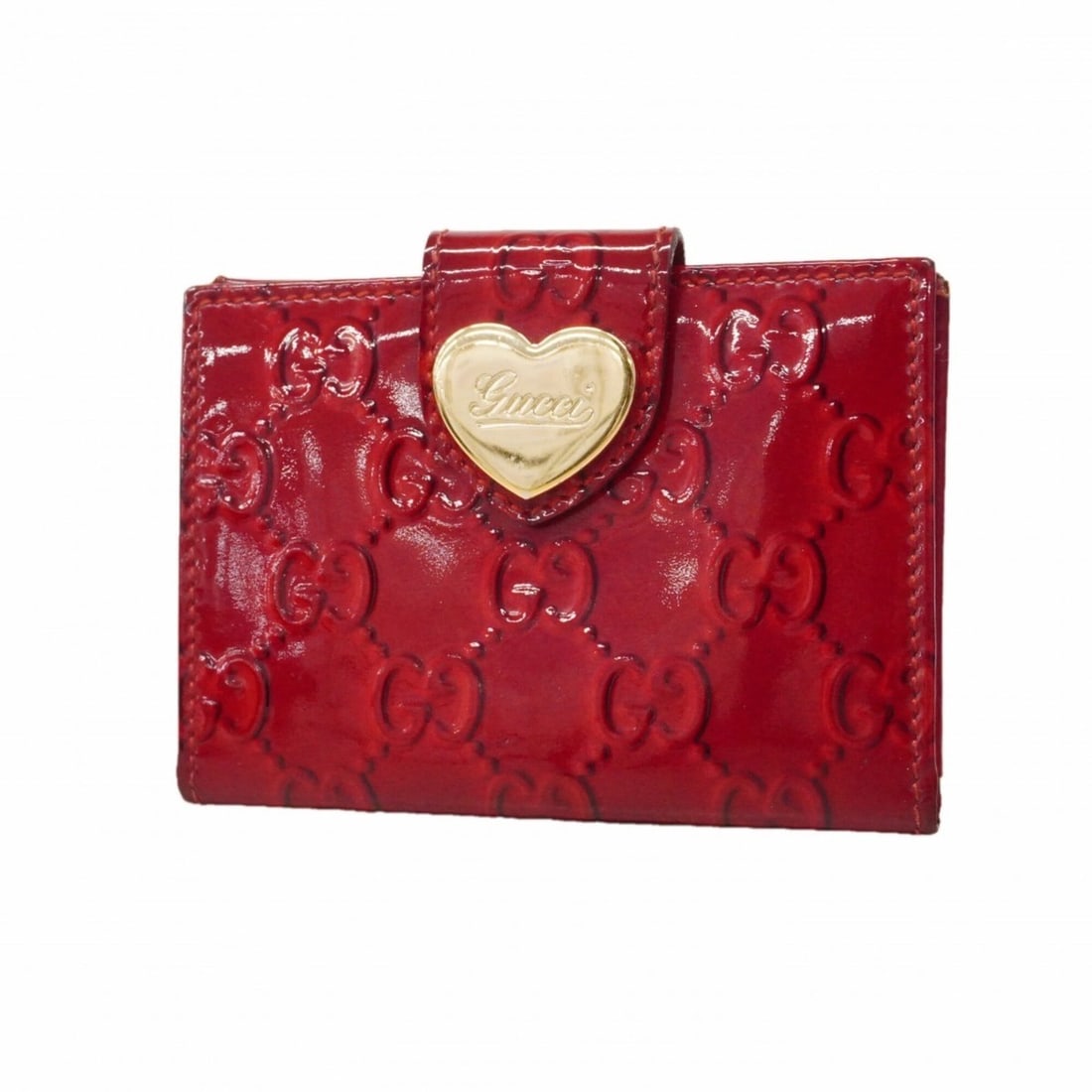 Gucci business card holder/card case 224261 enamel red champagne women's: --- Catalog ---Category: DesignType: Card caseColor: Red colorGender: WomenCategory: GeneralMPN: 224261Brand: GucciCategory: Physical PropertiesSize (HxWxD): 8.5cm x 11cm x 1cm / 3.34'' x 4.33'' x 0.3