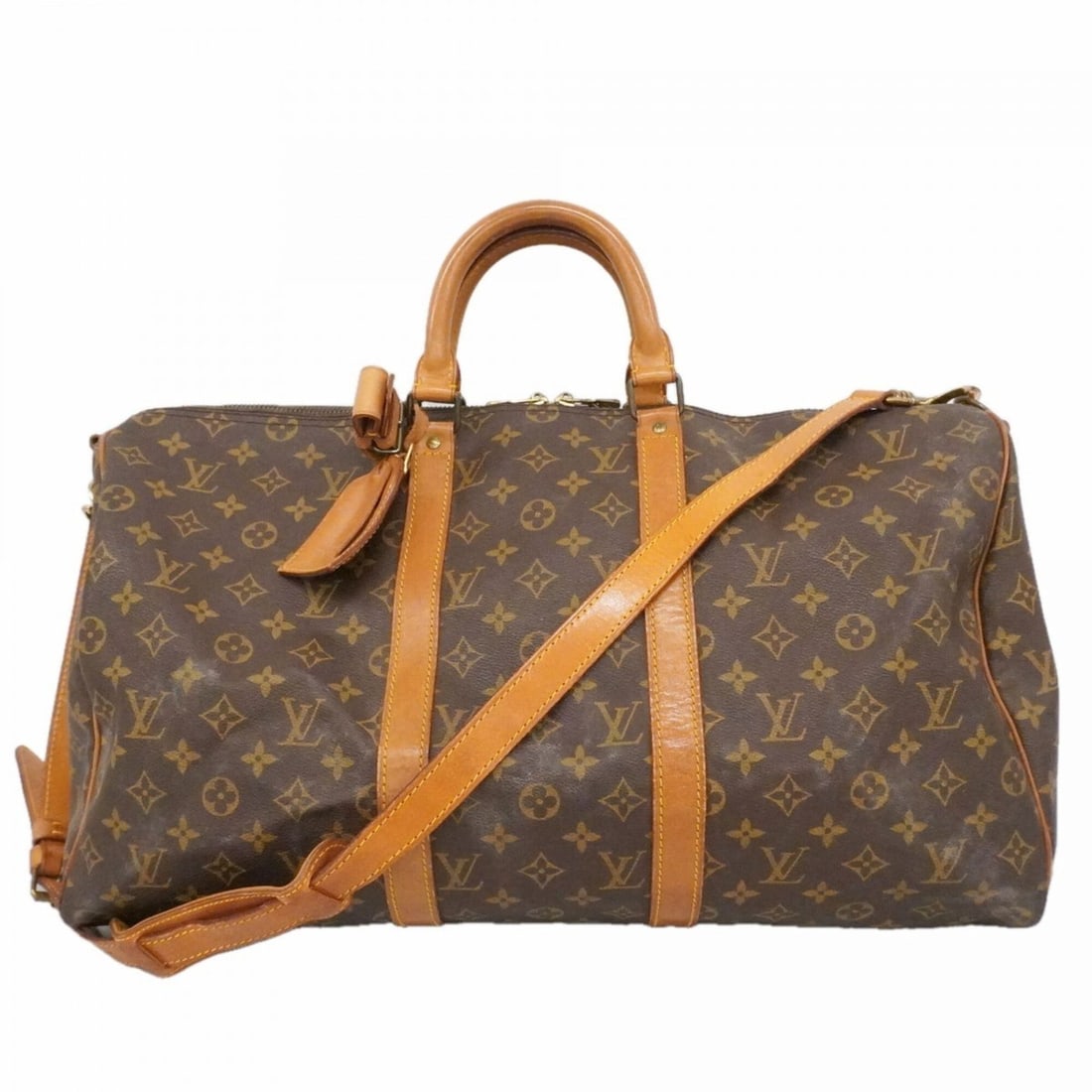 Louis Vuitton Bags - Boston Monogram Keepall Bandoulière 50 M41416 Brown Men's & Women's: --- Catalog ---Category: SizeSize (HxWxD): 30.5cm x 52cm x 22.5cm / 12'' x 20.47'' x 8.85''Category: DesignType: Boston bagColor: BrownGender: Men,WomenCategory: GeneralMPN: M41416Brand: Louis Vuitton