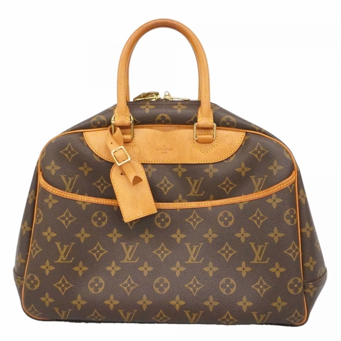 Louis Vuitton Monogram Deauville Handbag M47270 Brown Women's: --- Catalog ---Category: SizeSize (HxWxD): 26.5cm x 34cm x 14cm / 10.43'' x 13.38'' x 5.51''Category: DesignType: HandbagColor: BrownGender: WomenCategory: GeneralMPN: M47270Brand: Louis Vuitton--- It