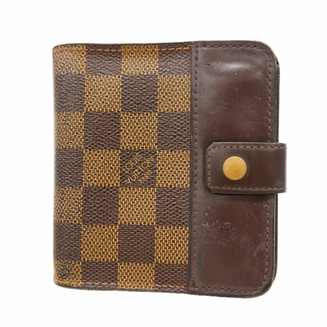 Louis Vuitton Damier Compact Zip Wallet N61668 Ebene Women's: --- Catalog ---Category: SizeSize (HxWxD): 11cm x 10cm x 3cm / 4.33'' x 3.93'' x 1.18''Category: DesignType: Wallet (bi-fold)Color: EbeneGender: WomenCategory: GeneralMPN: N61668Brand: Louis Vuitton--