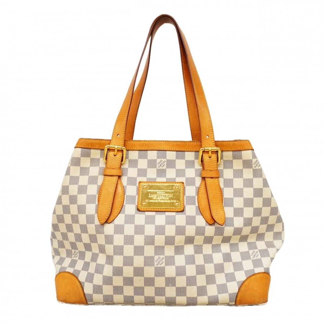 Louis Vuitton Damier Azur Hampstead MM Tote Bag N51206 White (Women's): --- Catalog ---Category: SizeSize (HxWxD): 28cm x 35cm x 17cm / 11.02'' x 13.77'' x 6.69''Category: DesignType: Tote bagColor: WhiteGender: WomenCategory: GeneralMPN: N51206Brand: Louis Vuitton--- Ite