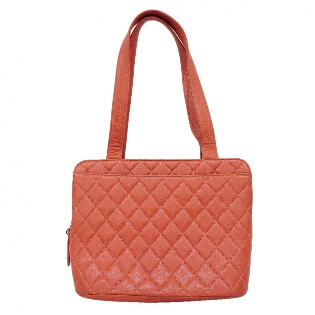 Chanel Matelassé Tote Bag, Caviar Leather, Pink, Women's: --- Catalog ---Category: SizeSize (HxWxD): 23.5cm x 28.5cm x 11cm / 9.25'' x 11.22'' x 4.33''Category: DesignType: Tote bagColor: PinkGender: WomenMaterial: Grained Calfskin Hardware Color: SilverCate