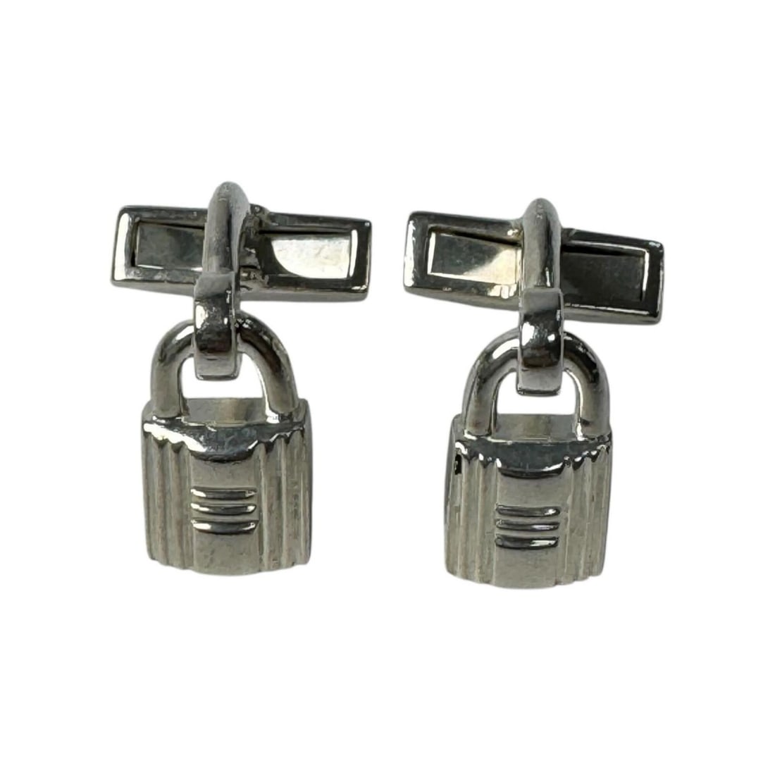 Hermes HERMES Cadena-shaped Silver 925 Cufflinks for Men (1 of 18)