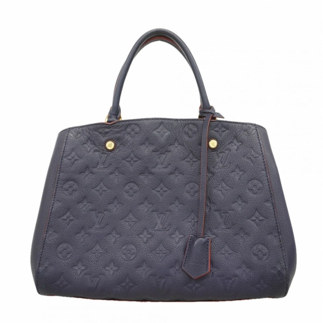 Louis Vuitton Monogram Empreinte Montaigne MM Handbag M42746 Marine Rouge 2-way bag for women (1 of 13)