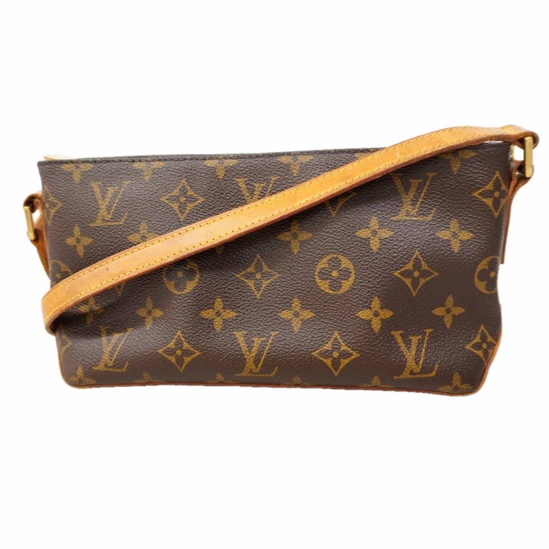 Louis Vuitton Monogram Trotteur Shoulder Bag M51240 Brown Women's P2984389 (1 of 11)