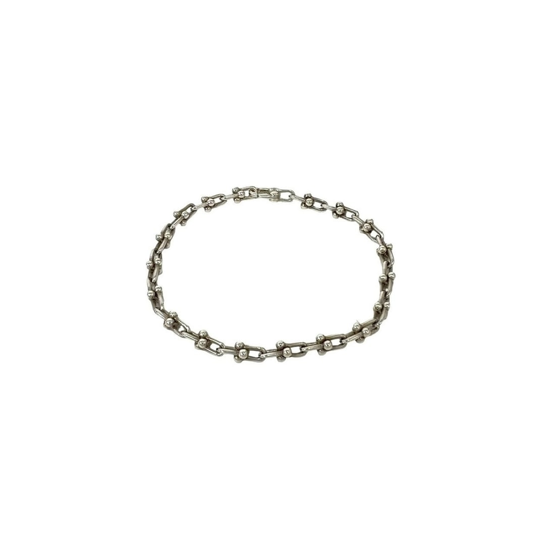 TIFFANY&Co. Tiffany HardWear Microlink Bracelet, Sterling Silver 925, Accessory, L2163 (1 of 10)
