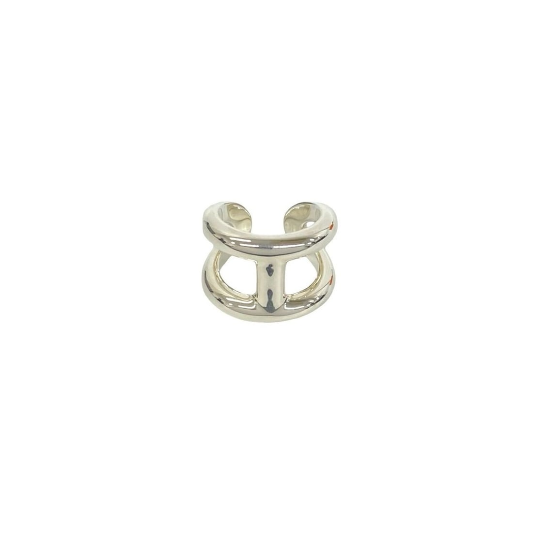 HERMES Osmos GM Ring, Sterling Silver 925, Accessory, Item Number 70055: --- Catalog ---Category: SizeJP Size: 15US Size: 7.5Category: DesignType: Band ringColor: SilverGender: WomenMaterial: Silver 925Category: GeneralBrand: Hermes--- Item List ---Section: ConditionRankin