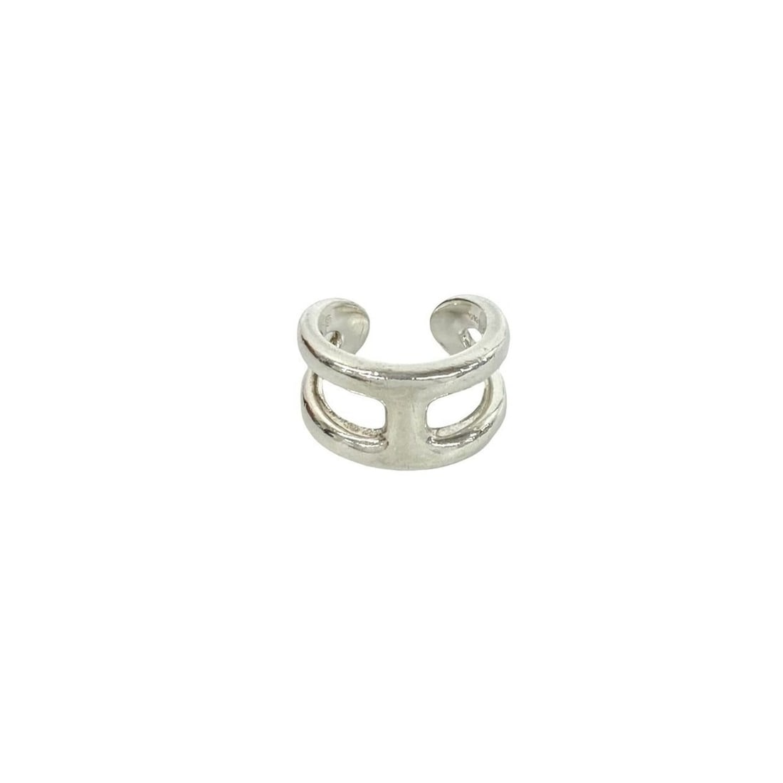 HERMES Osmo's PM Ring, Sterling Silver 925, Accessory, Men's & Women's, Silver, 10570: --- Catalog ---Category: SizeJP Size: 16US Size: 8Category: DesignType: Band ringColor: SilverGender: Men,WomenMaterial: Silver 925Category: GeneralBrand: Hermes--- Item List ---Section: ConditionRank