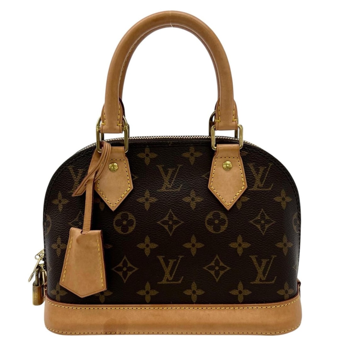 LOUIS VUITTON Alma BB M53152 Handbag, Monogram Canvas, Brown, Women's, 2-Way (1 of 18)