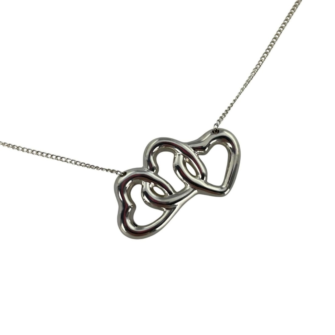 TIFFANY & Co. Necklace, Sterling Silver 925, Silver, Women's: --- Catalog ---Category: SizePendant Size: 10mm x 20mm / 0.39'' x 0.78''Neck Circumference: 45 cm / 17.71''Category: DesignColor: SilverGender: WomenMaterial: Silver 925Necklace Type: NecklaceCategory