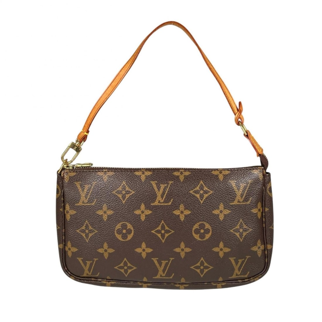 LOUIS VUITTON Louis Vuitton Pochette Accessoires M58009 Handbag Monogram Canvas Brown Women's (1 of 14)