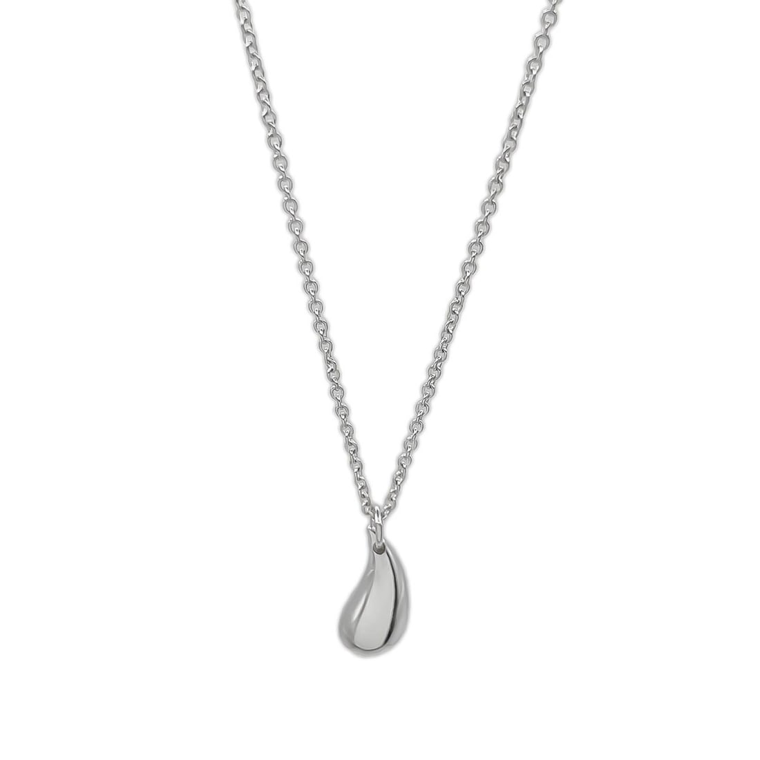 TIFFANY & Co. Teardrop Necklace, SV925 Silver, Women's (1 of 11)