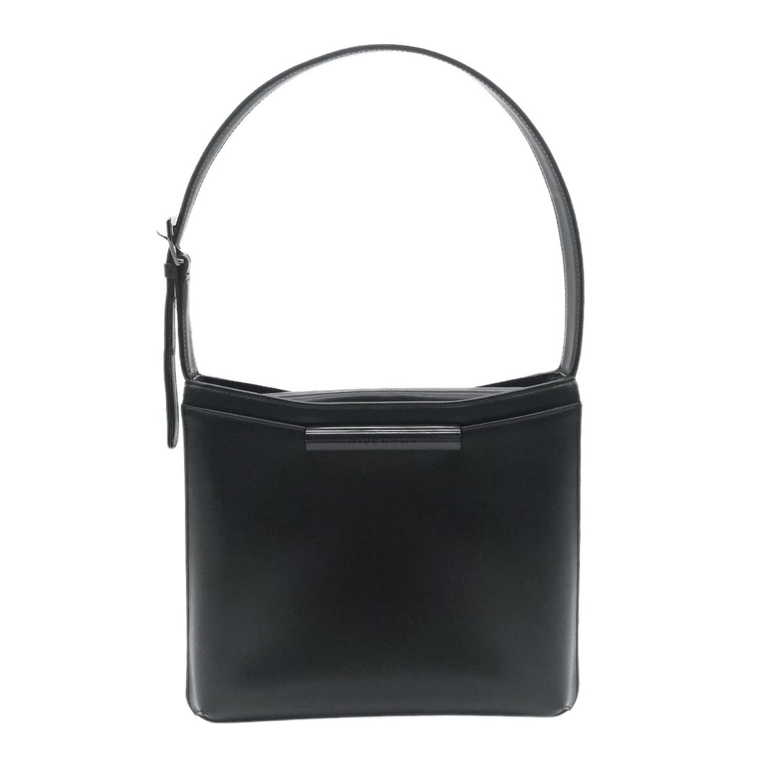GIVENCHY Vintage Logo Shoulder Bag, One-Shoulder Handbag, Leather, Black, Women's: --- Catalog ---Category: SizeSize (HxWxD): 22.5cm x 25.5cm x 11cm / 8.85'' x 10.03'' x 4.33''Category: DesignType: Handbag, Shoulder bagColor: BlackGender: WomenMaterial: Leather Category: