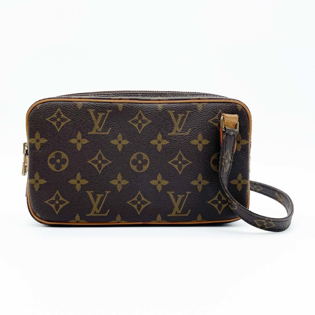 LOUIS VUITTON Louis Vuitton Monogram Shoulder Bag, Natural Leather, Brown, Women's: --- Catalog ---Category: SizeSize (HxWxD): 12cm x 21.5cm x 4cm / 4.72'' x 8.46'' x 1.57''Category: DesignType: Shoulder bagColor: BrownGender: WomenCategory: GeneralMPN: M51828Brand: Louis Vuitton---