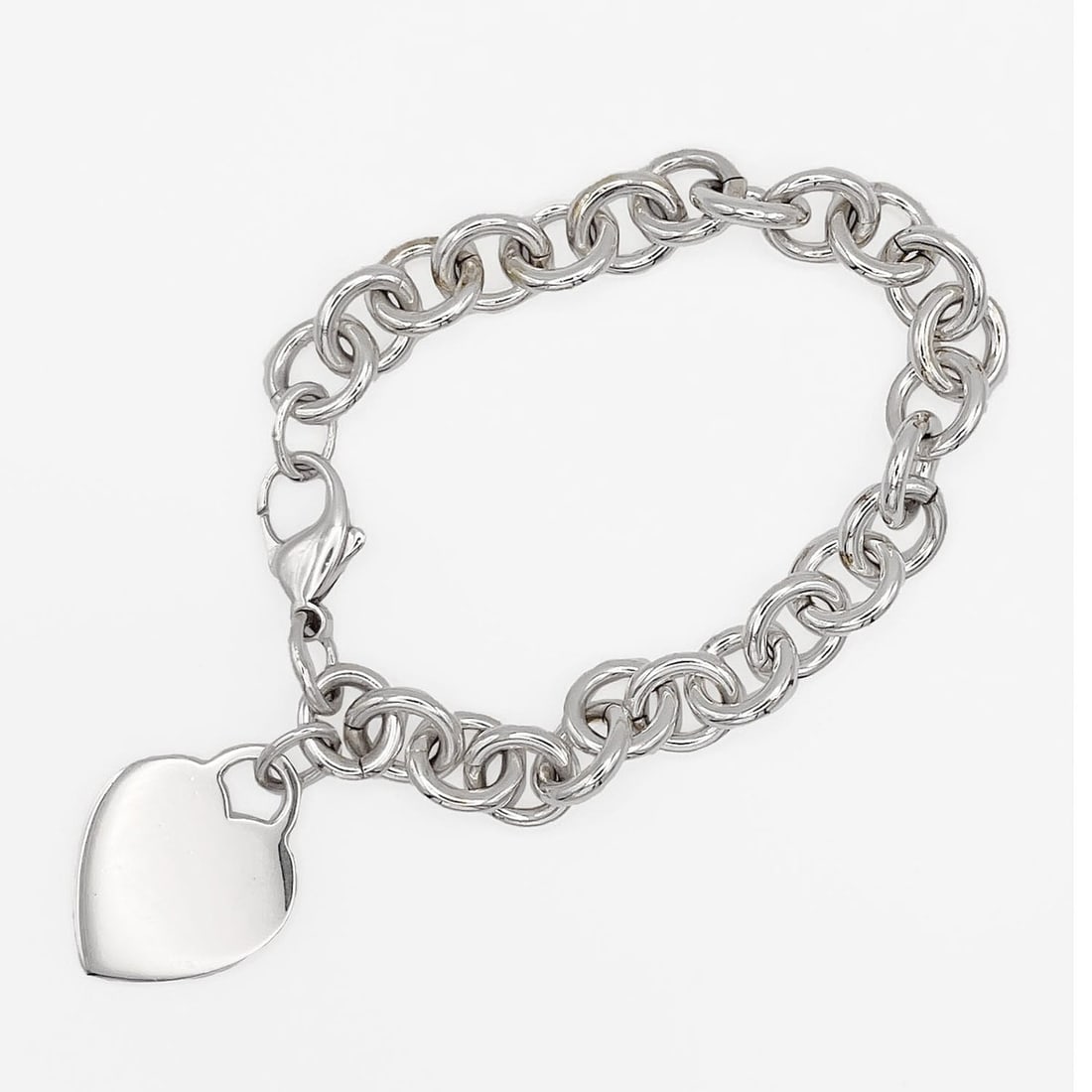 TIFFANY & Co. Return to Heart Tag Bracelet, SV925 Silver, Women's: --- Catalog ---Category: SizeLength: 17cm / 6.69''Category: DesignType: Charm braceletColor: SilverGender: WomenMaterial: Silver 925Category: GeneralBrand: Tiffany--- Item List ---Section: