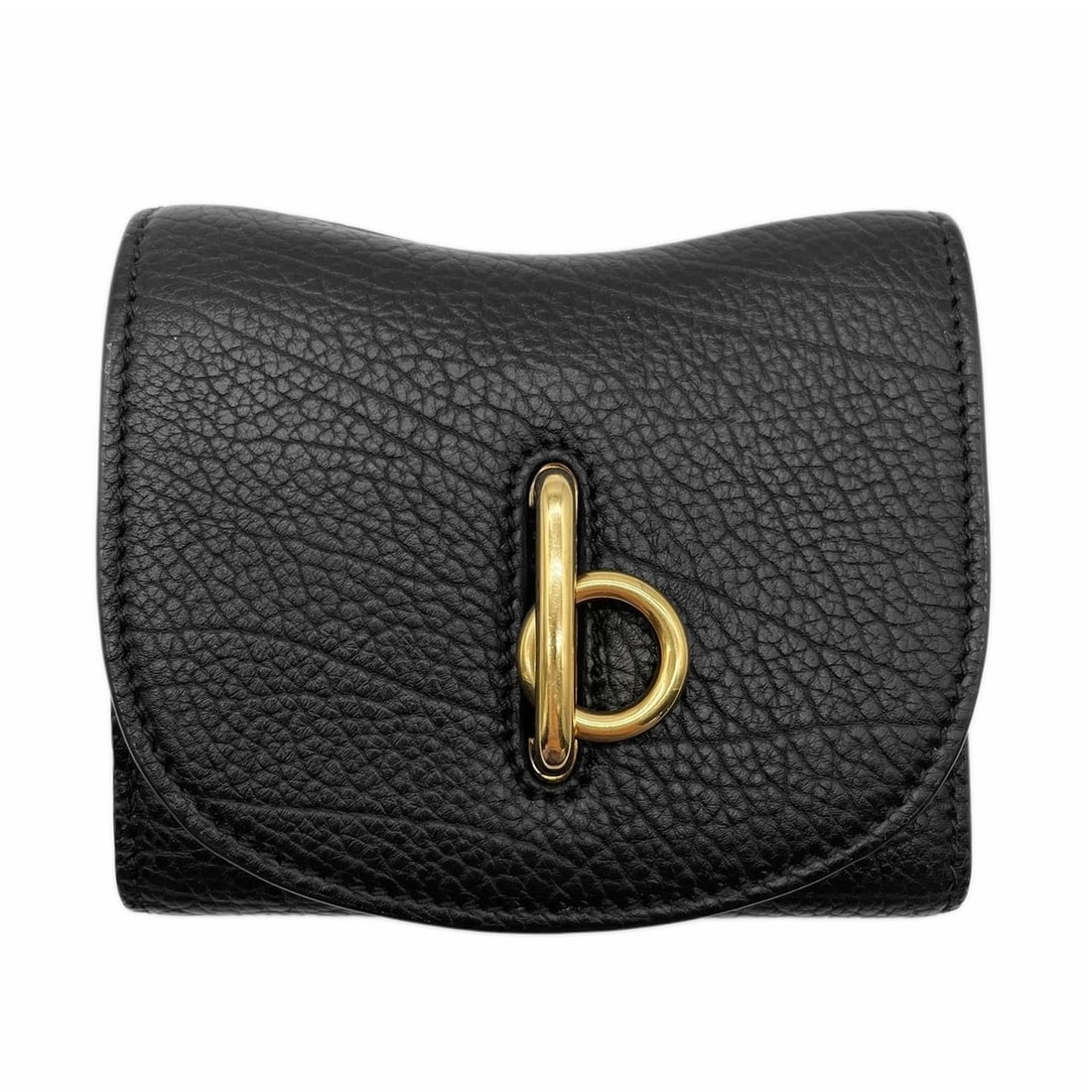 BURBERRY Rocking Horse Tri-fold Wallet, Leather, Metal, Women's: --- Catalog ---Category: SizeSize (HxWxD): 10cm x 11.5cm x 3cm / 3.93'' x 4.52'' x 1.18''Category: DesignType: Wallet (tri-fold)Color: BlackGender: WomenMaterial: Leather , Metal Category: GeneralBran