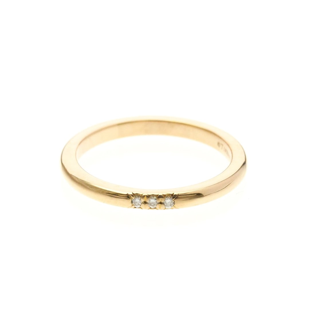 TIFFANY Forever Diamond Ring Pink Gold (18K) Polished (1 of 15)